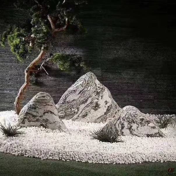 日式枯山水风景石